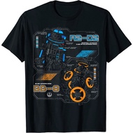 Children's T-shirts R2-D2 BB-8 Droid Fashion Clothing Tops for Boys Girls Boys Distro Characters 1-1