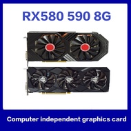 DP multi interface dismantling full blood version RX580 8G 2304SP computer independent graphics card