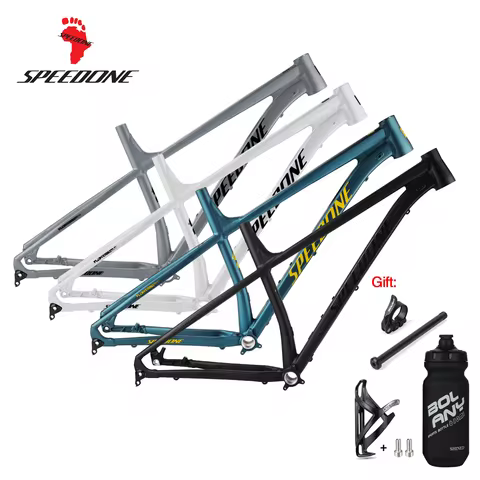SPEEDONE Racetrack Bike Frame 29inch Ultralight Aluminum Alloy Mountain Bike Hardtail Frame Internal