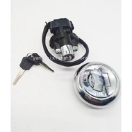 Motorcycle Ignition Switch Fuel Tank Gas Cap Lock W/Keys For Keeway Superlight 125 150 200 QJ200-2G 