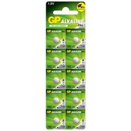 GP LR41 AG3 192 Alkaline 1.5V 10pcs Battery Pack