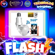 Kamera LAMPU SPY CCTV TERANG IP Wifi HD 1080p 360 Derajat Lampu Bohlam