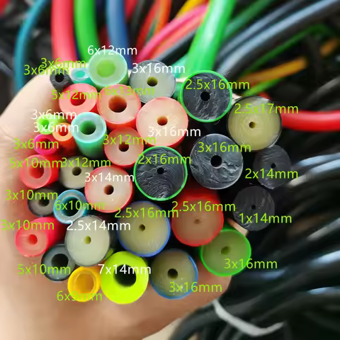 1 Meter Spearfishing Rubber Tube Speargun Rubber Sling 2.5x16mm 6x12mm 6x13mm 2x14mm 5x10mm 3x10mm 3