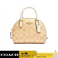 กระเป๋าสะพายข้าง COACH CA591 SYDNEY SATCHEL IN SIGNATURE CANVAS (IMDQC)[CA591IMDQC-MA] BY:MADAMCLASS