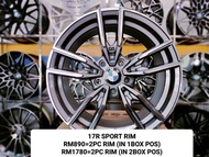 新 NEW SPORT RIM 17 INCH BMW RM1780 F10 F30 E46 E90 E92