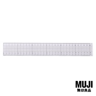มูจิ ไม้บรรทัดขอบเหล็กกันการลื่นขณะตัดกระดาษ - MUJI Non-slip Cutting Ruler