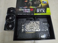 MSI 2080TI + EK GPU水冷板