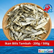 TQT SEKINCHAN Ikan Bilis TAMBAN Gred A Rangup 200g+  500g+-  Borong  FISH Dried Anchovy