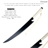 Handmade Bamboo & Wood Shinigami Sword - Ichigo Kurosaki Zangetsu Cosplay Prop, Kids' Gift, Must-Hav