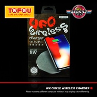 WK DESIGN Remax WK UFO Wireless Charger WP-U41 Silver OfficialDesign