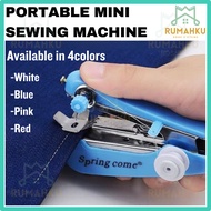 RMK Mesin Jahit Tangan Mini Mudah Alih Hand Held Sewing Machine Portable Sewing Machine Stapler Sewi