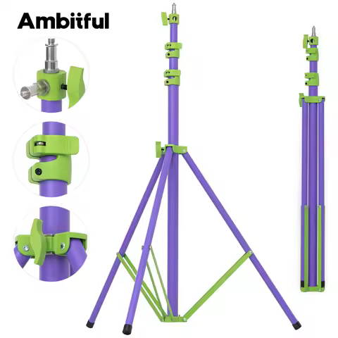 Ambitful GM280P Limited Edition 2.8m Light Stand Built-in Air Cushioned Thickened Metal Max Load 10k