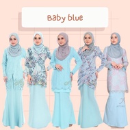 💥NEW ARRIVAL💥 BAJU KURUNG LACE EXCLUSIVE IN BABY BLUE KURUNG PAHANG/ KURUNG MODEN/ MINI KURUNG READY STOCK