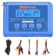 B6AC for 1S-6S LiPo Battery Charger 80W Lipo RC Balance Smart Charging  Li-Ion 1-15S NiCD NiMH PB US
