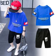BIU Children's Fashion 2PCS（Tops+Shorts）High Quality Korean Shorts for kids boys clothes 3 to 4 to 5