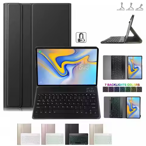 For Samsung Galaxy Tab A T590 T595 10.5 Inch Keyboard Case, Tablets Cover for Samsung Galaxy Tab A 1