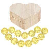 English Arras De Boda Gift Set |Wedding Supplies| Metal Boxe Arras Para Boda with Gold Unity Set