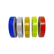 1 cm|Cm Wide Bicycle Body Sticker Reflective Decorative Sticker Night Reflective Safety Anti-Collisi