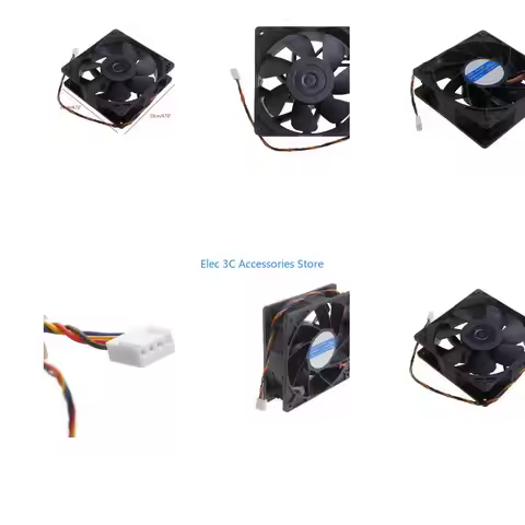Y51A SG121238BS CPU Cooling Fan 12x12x3.8cm 4 Pin 4 Wire PWM Automatic Temperature Control Server Co