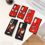 Cute Case Samsung Zfold7 Zflip7 Spiderman Ironman Spider Web Superhero Marv*el Iron Man Jarvis Tony 