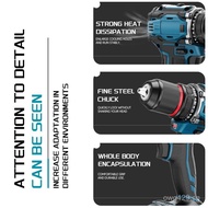 Cordless Wrench with Drill Accessories Cordless Electric Drill Impact Drill21V Plastic Box Cordless 