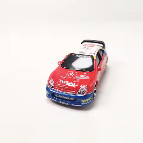 1:64 Scale Citro Rally Car Simulation Alloy Static Diecast Car Model Gift Ornaments Holiday Birthday