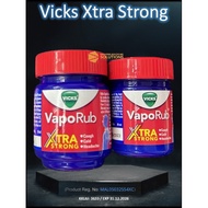 Vicks VapoRub Xtra Strong Vaporising Ointment Rub Inhaler Vick Rub EXTRA STRONG 维克斯伤风膏伤风 感冒舒缓膏 维克氏