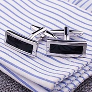 Cufflinks🔥[Gift Box] The Return of the King Long Black Cufflinks Men's French Shirt Cufflinks Cuffli