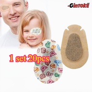 MATA 20pcs/Set Children's Lazy Eye Patch Orthotic Eye Patch Lazy Eyes Patch Amblyopia Eye Patch Plas