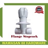 Plastic Flange Stopcock Shower Stopcock StopValve Stop Cock Valve Bathroom Accessories