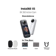Insta360 X5 | Waterproof 8K 360 Action Camera | 3-Hour Battery | 72MP Photo | 4K60fps