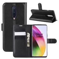 Litchi Leather Phone Case For OnePlus 8 Pro 7 7T Pro 6 6T OnePlus8 OnePlus7 OnePlus6 OnePlus7T OnePlus6T One Plus Wallet With Card Slot Holder Flip Case Cover