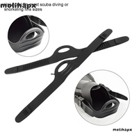 MOLIH Swimming Fin Strap, Elastic Durable Flippers Fin Strap, Universal Adjustable Rubber Fin Flippe
