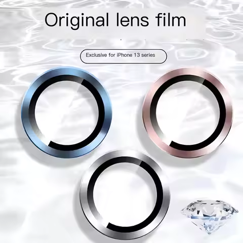 Camera Protector Metal Ring For iPhone 13 Pro Max Tempered Glass Ring Rear Lens Cover iPone 15 Pro P