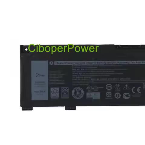 266J9 Laptop Battery For G3 15 3590 3500 G5 15 5500 5505 14 5490 Series M4GWP PN1VN 0PN1VN 11.4V 51W