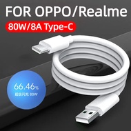 Suitable for OPPO 80W Mobile Phone Charging Cable Reno8/8Pro/A6S 5G/Find X8 Data Cable Realme 13+5G/