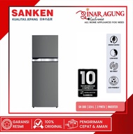 SANKEN SK-380 / SK380 KULKAS 2 PINTU 324 LITER - GARANSI RESMI