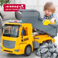 [Ready Stock]dump truck toy  dump truck remote control Large Engineering Vehicle Dump Truck Toy Chil