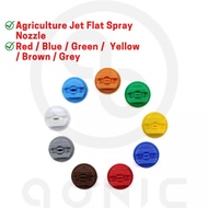 Muncung Semburan Rata Jet Kipas / Fan-Shaped Flat Spray Nozzle Baja Racun Perosak [Aonic Poladrone]