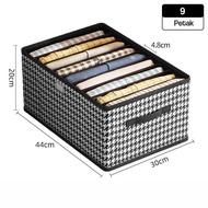 Inaso Storage Box Pakaian Lemari Tempat Penyimpanan Baju Celana Kotak Organizer Laci Lemari Multifun