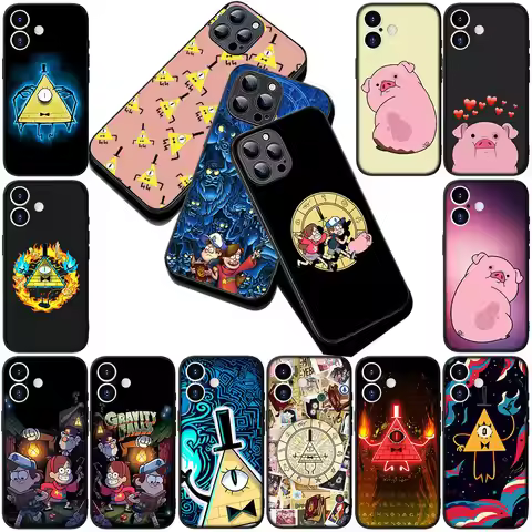 Cover Cartoon G-Gravitys Pig Falls Phone Case for Samsung Galaxy S25 S24 S23 FE Ultra Plus S7 Edge S