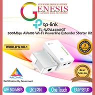 [ WIRELESS POWERLINE ] TP-LINK TL-WPA4220KIT 300Mbps AV600 WiFi POWERLINE EXTENDER STARTER KIT - UK 