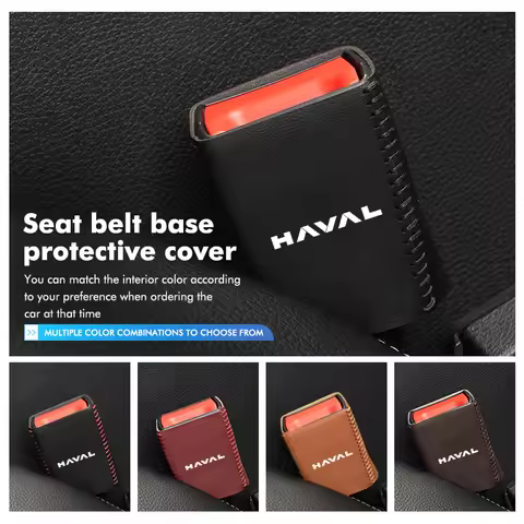 For Haval Car Seat Belt Buckle Cover Anti-Scratch Protector Cover Jolion H2 H6 H7 H8 H9 H2S M6 C50 M