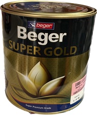 Beger SUPER GOLD A/E 234 สีทองสวิส น้ำมันคุณภาพสูง นุ่ม/เงา/แพ็คคู่กับทินเนอร์ M1199
