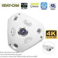 4K 8MP 5MP Fisheye 1080P POE Indoor Home Security Panaromic 180 360 Degree IP Dome CCTV Camera Motio