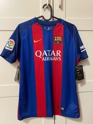 全新正品 Nike Barcelona 2016/17 西甲巴塞隆納巴薩短袖足球衣歐冠