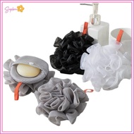 UVIGM> 1 Piece Of Soft Loofah Sponge Bath Ball For Soap 2-in-1 Soap Dispenser And Body Scrub Bathroo
