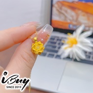 IBUY 999 Gold Lotus Flower Pendant 0.27G 24K (999)