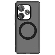 For OPPO Realme 14 13 Pro Plus Magnetic Wireless Charging Case For Realme GT 6 6T C75 C63 C61 14X 14