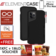 Element Case Shadow for iPhone 11 Pro Max (Black) + FREE 1 pcs KFC Cash Voucher +1 pcs McD Cash Vouc